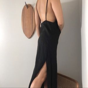 Reformation Lily Apron Dress with Low Back